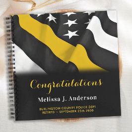 Cuaderno Invitado Fiesta de la línea de oro delgada de reti