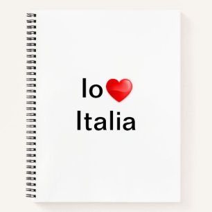 Cuaderno Io amo Italia