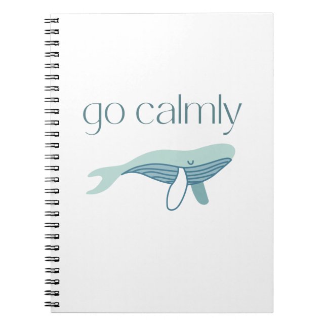 Cuaderno Ir al bloc de notas en calma (Frente)