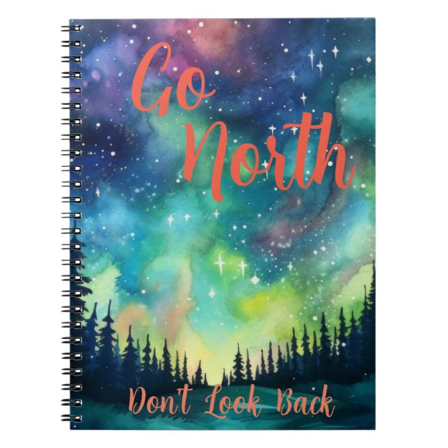 Cuaderno Ir al bloc de notas enlazado a espiral norte. Cuad (Frente)