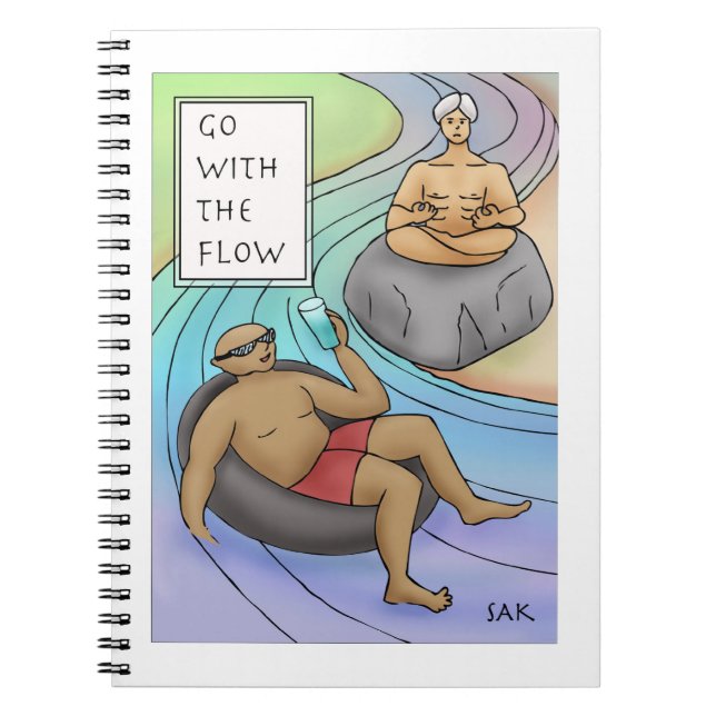 Cuaderno Ir Con El Flujo (Frente)