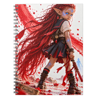 Cuaderno Ira / Pequeño Luchador / Rojo Cereza