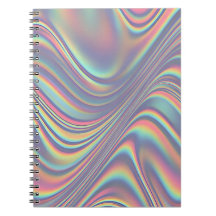 Iridescent Holographic Swirl Texture