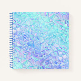 Cuaderno iridiscencia helada: