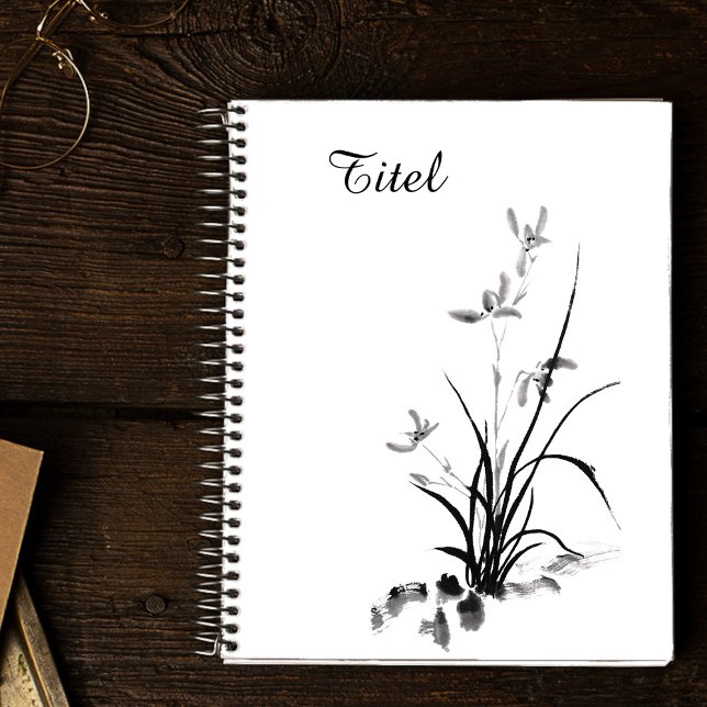 Cuaderno Iris chino - bw (Subido por el creador)