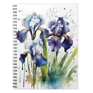 Cuaderno Iris - Flores de acuarela
