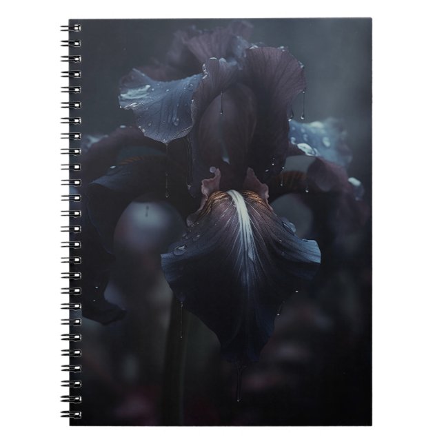 Cuaderno Iris negro gótico (Frente)