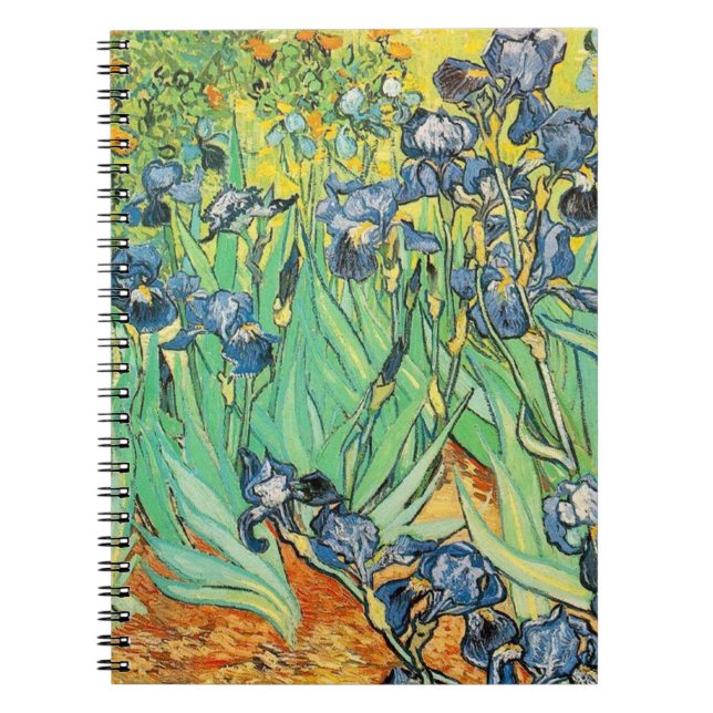 Cuaderno Irises - Van Gogh - c1889 (Frente)