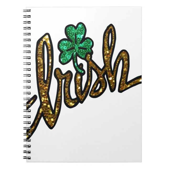 Cuaderno irish clover shamrock (Frente)