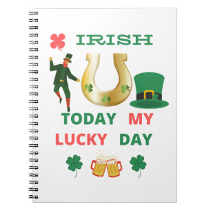 CUADERNO IRLANDA HOY MI DÍA DE SUERTE