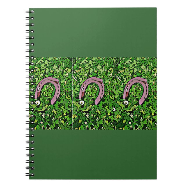 Cuaderno Irlandés Lucky Horseshoe (Frente)