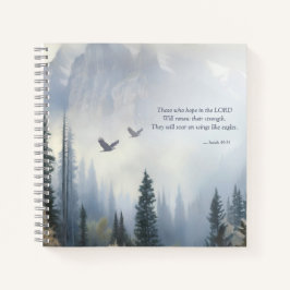 Cuaderno Isaiah 40:31 Wings Like Eagles Prayer Journal