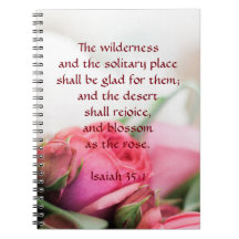 Isaías 35:1 - el desierto se alegrará y florecerá