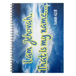 Cuaderno Isaías 42:8