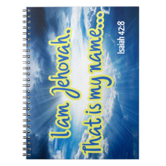 Cuaderno Isaías 42:8