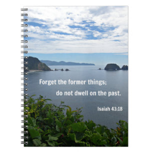 Cuaderno Isaías 43:18 Olviden las cosas antiguas; no...