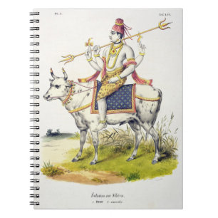 Cuaderno Ishana o Shiva, grabado por C. de Motte (1785-183