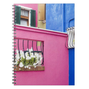 Cuaderno Isla de Burano, Burano, Italia. Colorido Burano