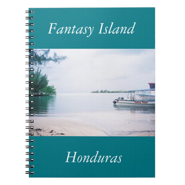 Cuaderno Isla Fantasía Honduras (Frente)