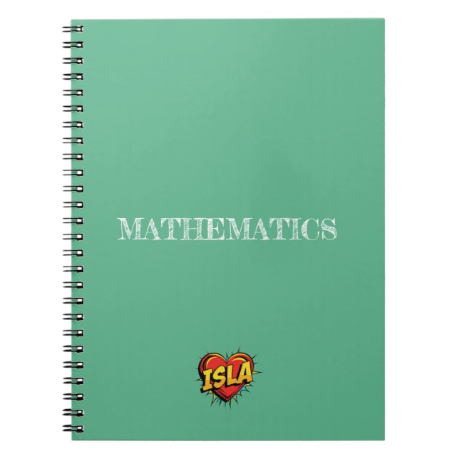 Cuaderno Isla Heart Verde (Frente)