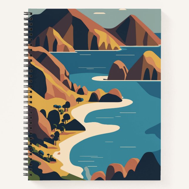 Cuaderno Isla Padar Indonesia (Anverso)
