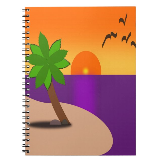 CUADERNO ISLA TROPICAL (Frente)