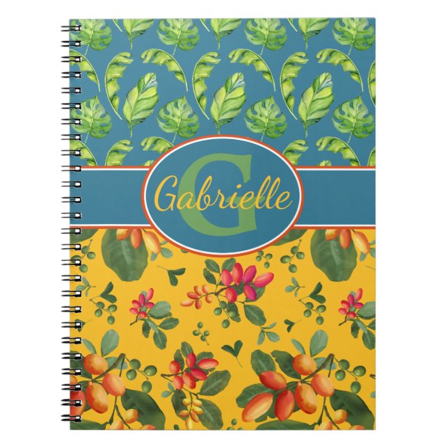 Cuaderno Isla tropical personalizada (Frente)