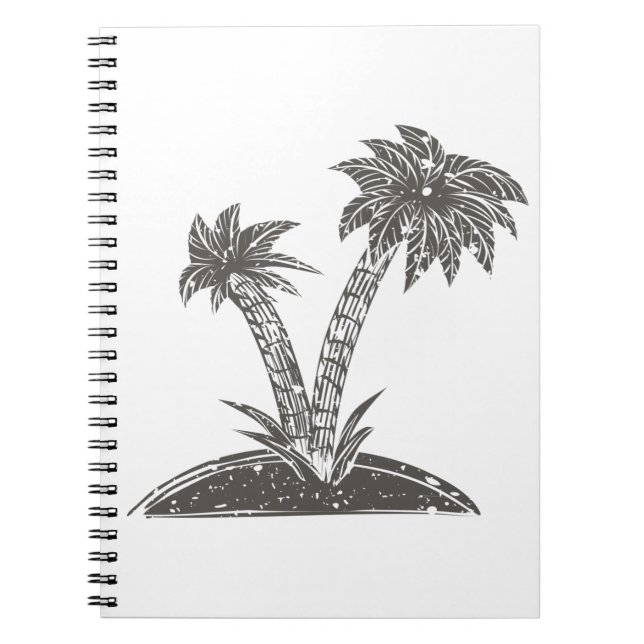 Cuaderno Isla verde apagada (Frente)