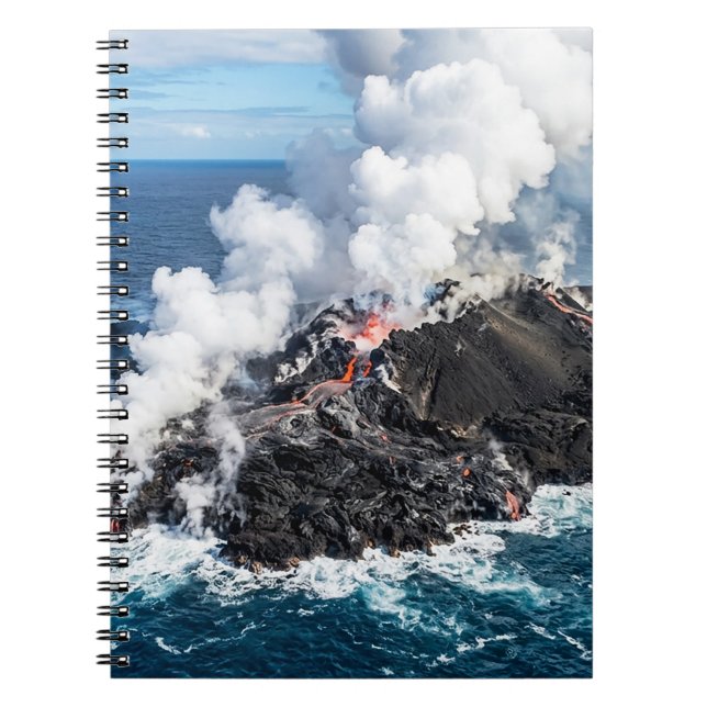 Cuaderno Isla volcánica (Frente)