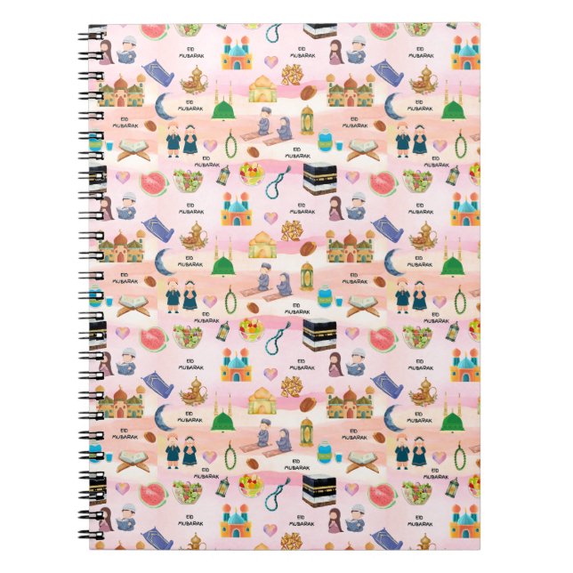 Cuaderno Islámico para Niños – Eid y Ramadan Color (Frente)