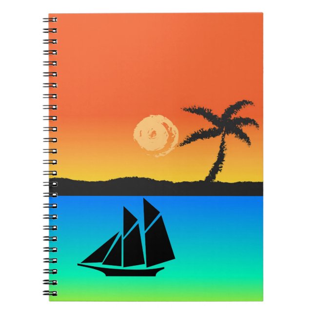 Cuaderno Island Sunset (Frente)