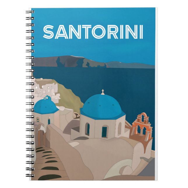 Cuaderno Islas Griegas de Santorini (Frente)