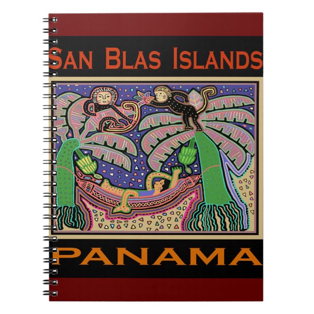 Cuaderno Islas San Blas Panamá Mola (Frente)