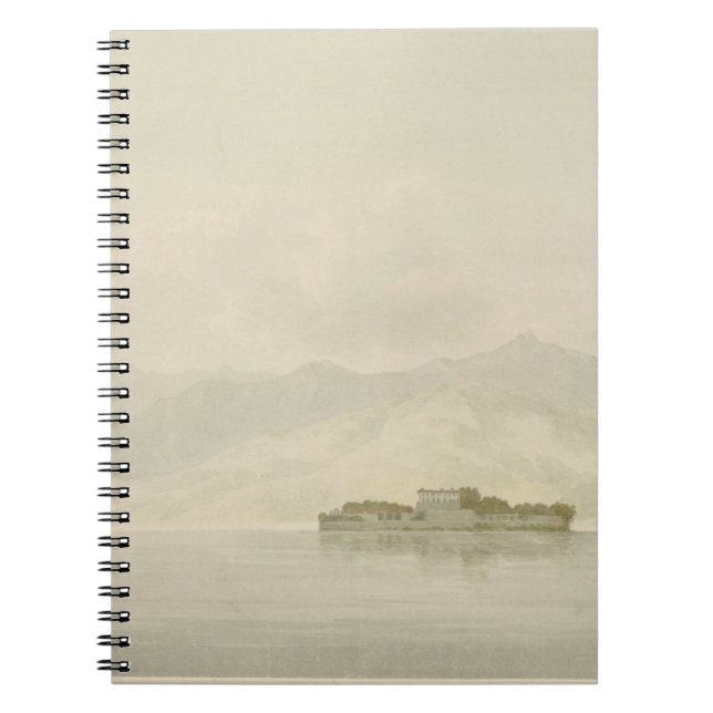Cuaderno Isola Madre, Lago Maggiore, c.1781 (w/c sobre (Frente)