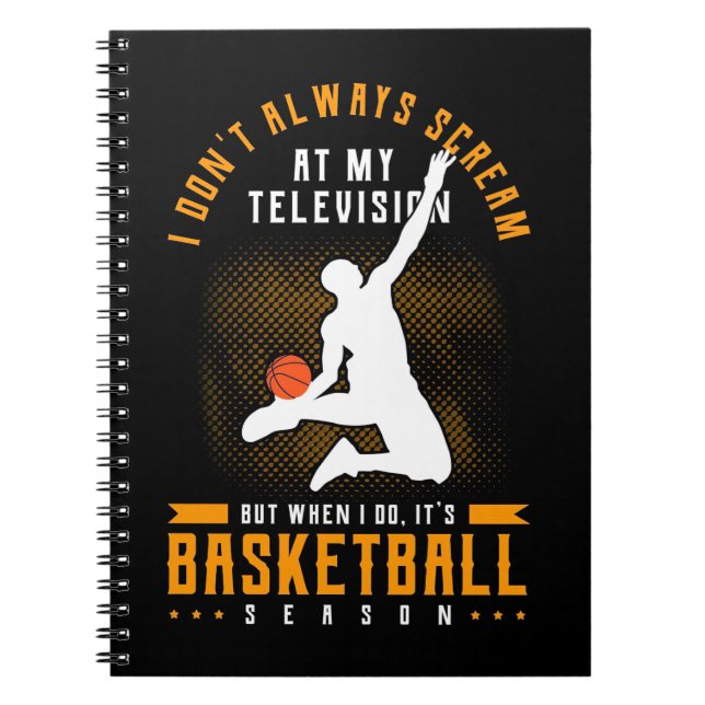 Cuaderno It Is Basketball Season (Frente)