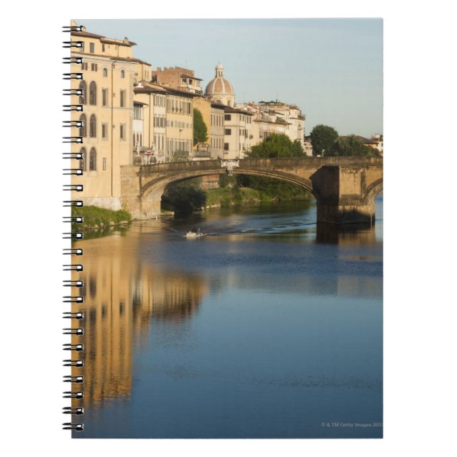 Cuaderno Italia, Florencia, puente sobre el río Arno (Frente)