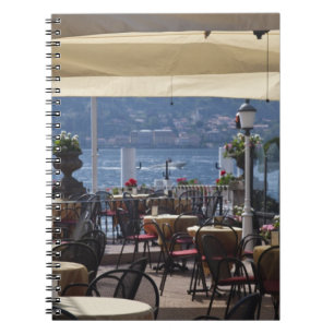 Cuaderno Italia, provincia de Como, Bellagio. Café junto al
