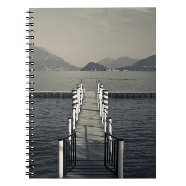 Cuaderno Italia, provincia de Como, Tremezzo. Embarcadero d (Frente)
