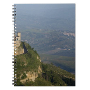 Cuaderno Italia, Sicilia, Enna, vista de la ciudad desde Ro