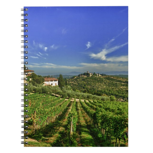 Cuaderno Italia, Toscana, Huelga. Los viñedos de Castello (Frente)