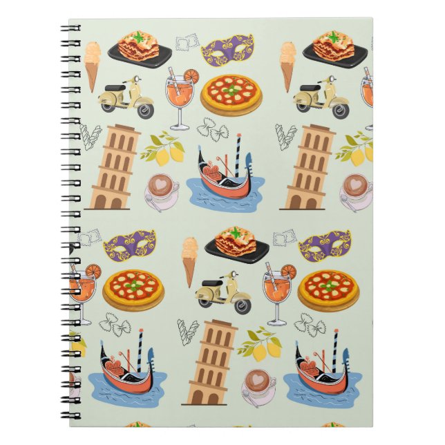 Cuaderno Italia Vacaciones perfectas (Frente)
