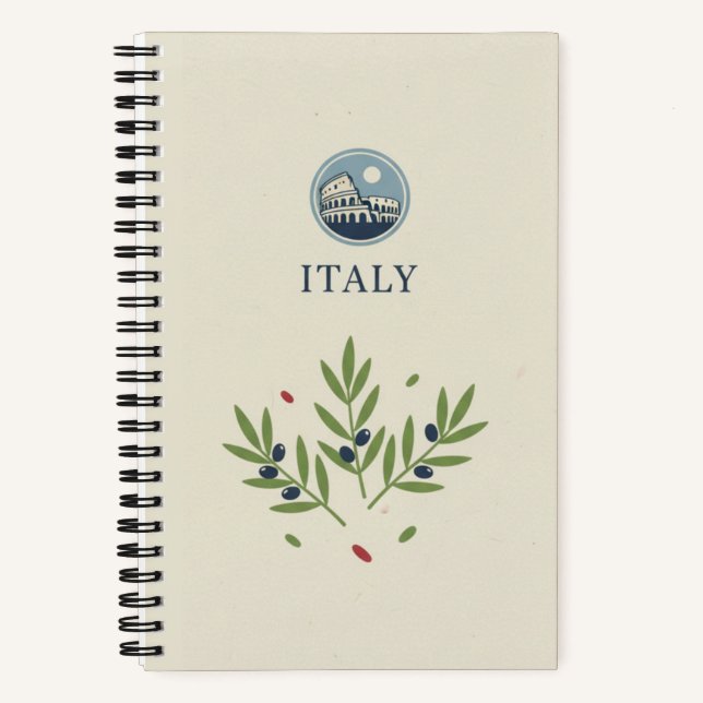 Cuaderno Italy Heritage & Roman Colosseum Photo Archive (Anverso)