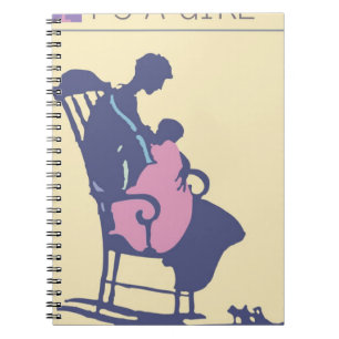 Cuaderno <It's a Girl> por el minero de Steve