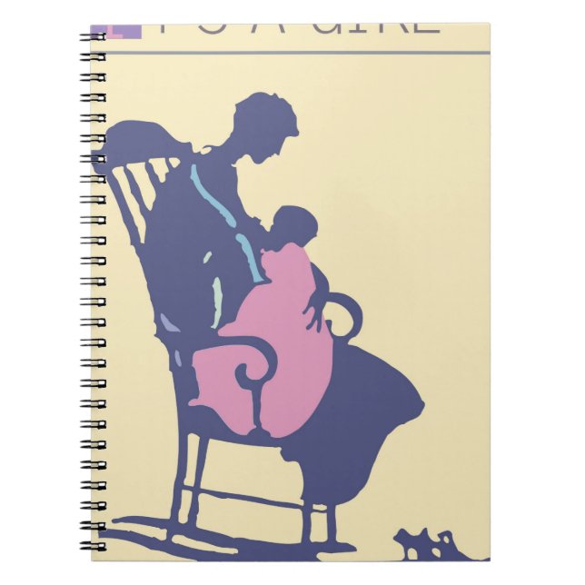 Cuaderno <It's a Girl> por el minero de Steve (Frente)