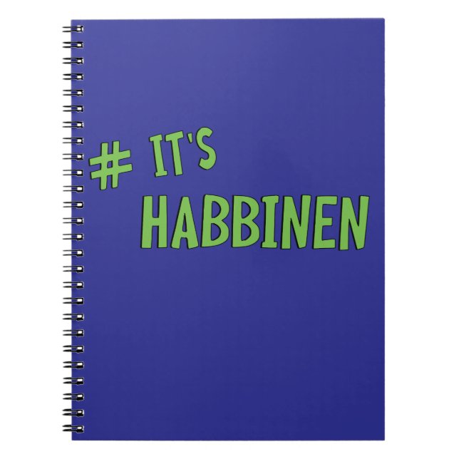 Cuaderno #It's Habbenin (Frente)