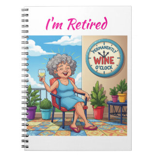 Cuaderno It's Wine O'Clock