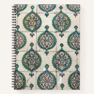 Cuaderno Iznik Tiles Green