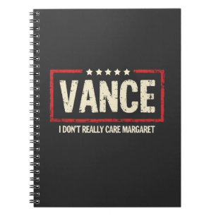 Cuaderno J. D. Vance Gracioso Meme que realmente no me impo
