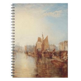 Cuaderno J.M.W. Turner: Puerto de Dieppe Arte Romántico Ref