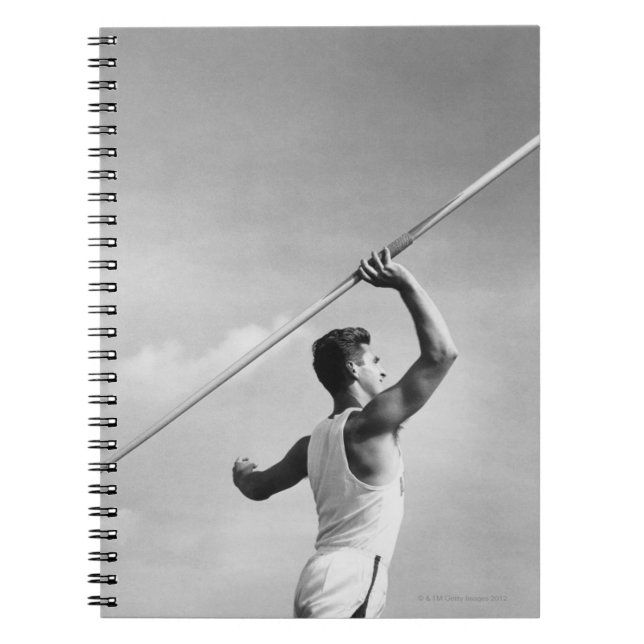 Cuaderno Jabalina que lanza del hombre (Frente)